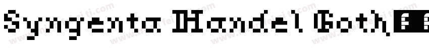 Syngenta Handel Goth字体转换